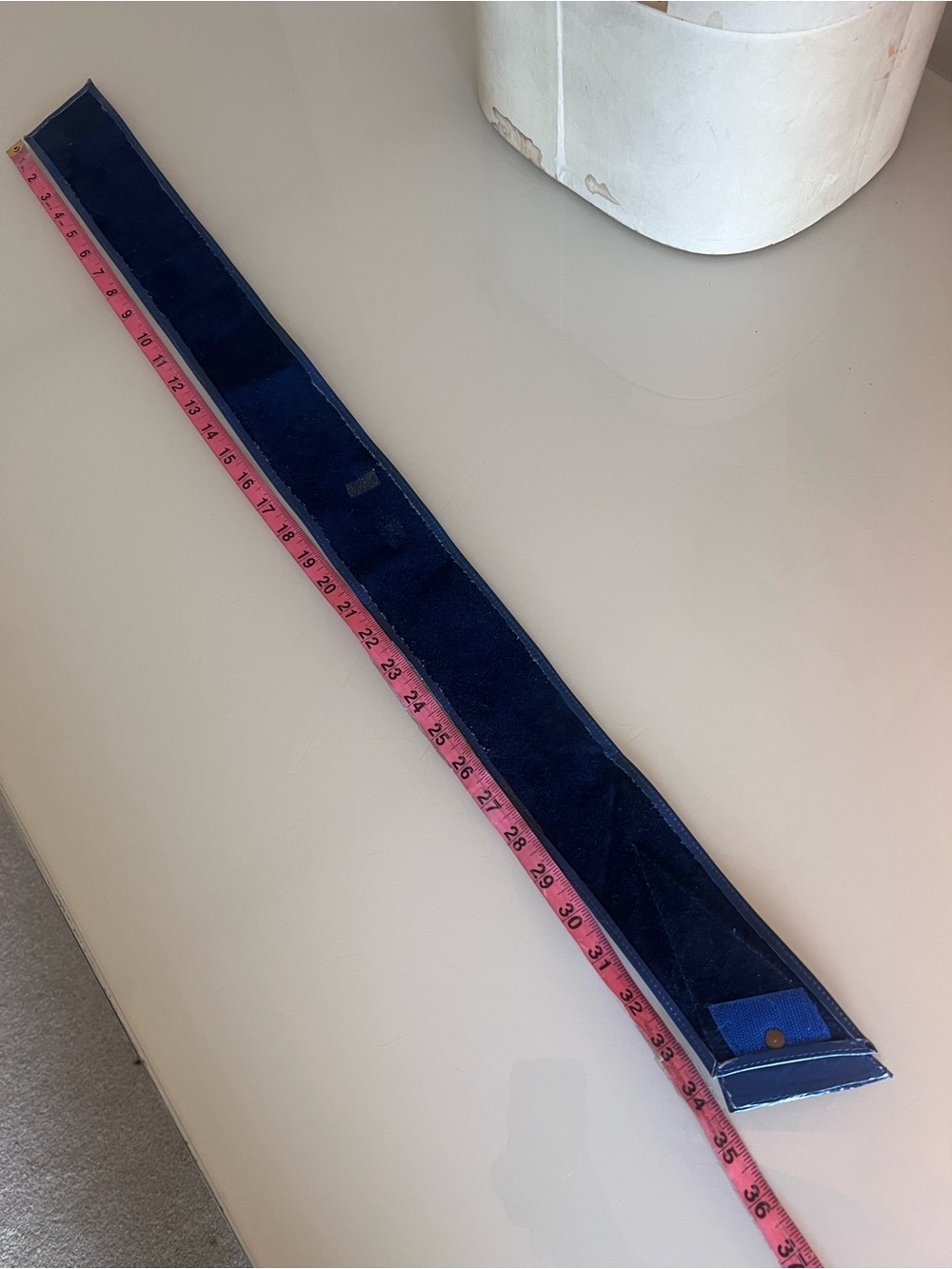 Boutique Blue Leather Statement Waist Belt Avant Garde Retro Wide Belt - Picture 12 of 12